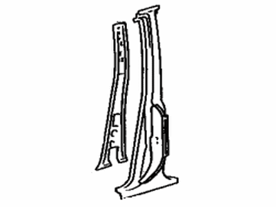Toyota 61008-32904 Pillar Sub-Assembly, Center, Driver Side