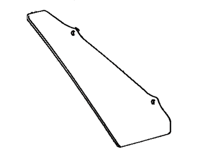 Toyota 62711-32011 Quarter Glass