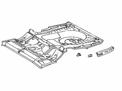 1984 Toyota Camry Floor Pan - 58301-32060
