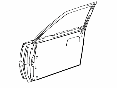 Toyota 67002-32040 Door Shell