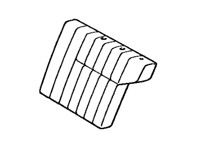 Toyota 71078-32060-14 Cover, Rear Seat Back, Driver Side(For Separate Type)