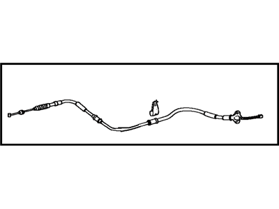 1984 Toyota Camry Parking Brake Cable - 46430-39025