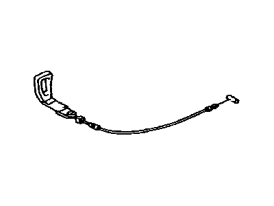 Toyota 78910-0C020-E2 Cable Assy,  Fold Seat Lock Control,  NO.1 LH