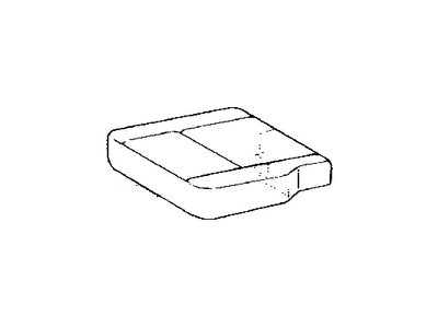 Toyota 71076-0C160-E2 Cover,  Rear Seat Cushion,  LH (For Separate Type)