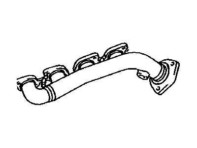 Toyota 17150-0P020 Manifold Sub-Assy,  Exhaust,  LH