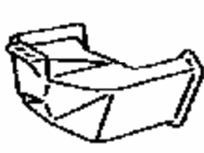 Toyota 87215-0C040 Duct,  Air,  Rear NO.3
