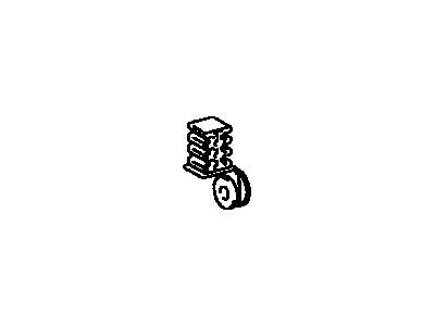 Toyota 90080-93055 Clamp,  Brake Tube,  NO.8