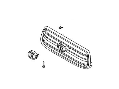 Toyota 53100-0C110-J1 Grille Sub-Assy,  Radiator