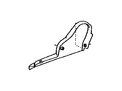 Toyota 71862-0C030-E0 Shield,  Front Seat Cushion,  Inner LH