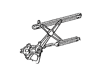 Toyota T100 Window Regulator - 69820-0W010