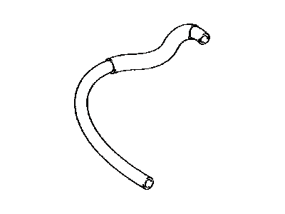 Toyota 12262-0F020 Hose,  Ventilation,  NO.2