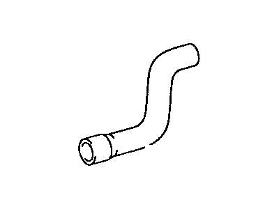 Toyota 16572-0F010 Hose,  Radiator,  Outlet