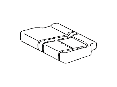 Toyota 71504-0C040 Pad,  Rear Seat Cushion,  LH