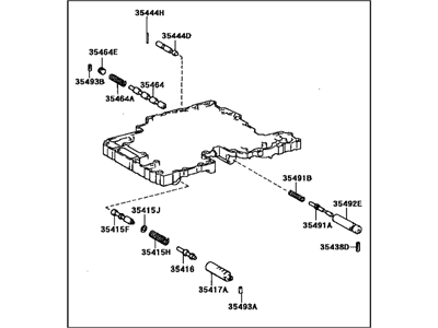 Toyota 35420-22190 Body Assy,  Lower Valve