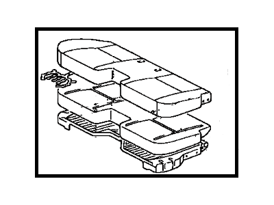 Toyota 71001-0CB20-E0 Cushion Assy,  Front Seat(For Bench Type)