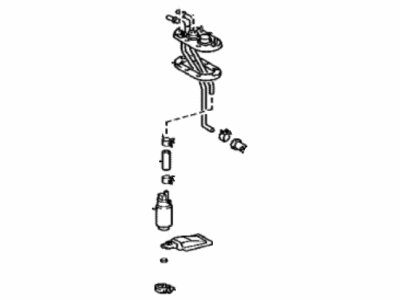 Toyota 77240-0C051 Tube Assy,  Fuel Suction