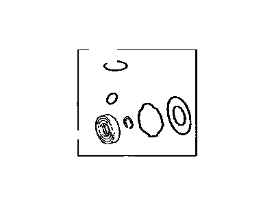 Toyota 04446-0C010 Gasket Kit,  Power Steering Pump