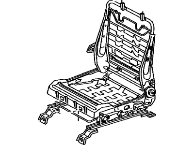 Toyota 71120-0C030 Frame Sub-Assembly, Front Seat Cushion, Driver Side