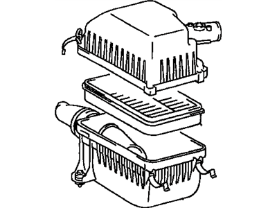 Toyota 17700-0F040 Cleaner Assy,  Air