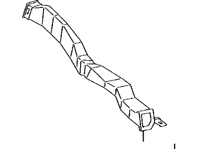 Toyota 87213-0C020 Duct,  Air,  Rear NO.2