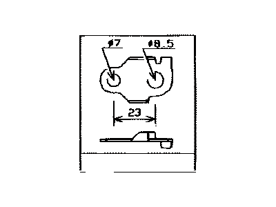 Toyota 82715-22070 Bracket, Wiring Harn