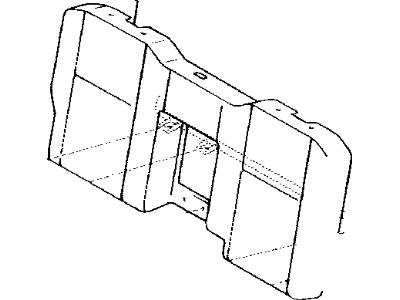 Toyota 71077-0C140-B2 Cover, Rear Seat Back (For Bench Type)