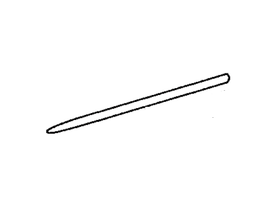 Toyota 75731-0C030-J0 Moulding,  Front Door,  Outside RH