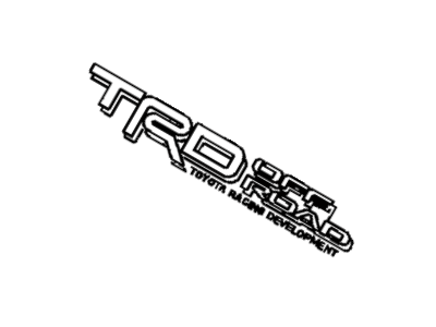 Toyota 75996-0C040-A0 Stripe,  Rear Body,  RH