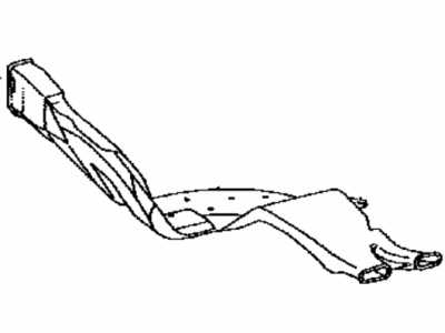 Toyota 87275-0C010 Duct,  Floor Heater Air,  NO.1 RH