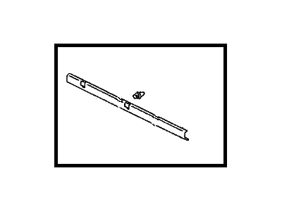 Toyota 64261-0C030-E0 Garnish,  Back Panel,  Upper
