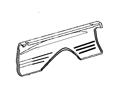 Toyota 65816-0C030 Panel,  Rear Body Side,  RH