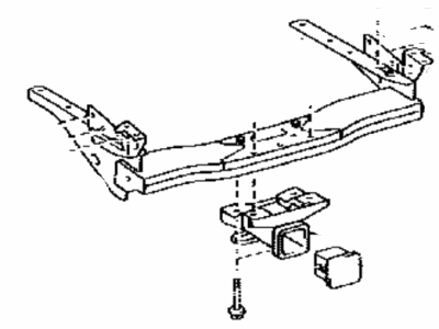 Toyota 52023-0C040 Reinforcement Sub-Assy,  Rear Bumper