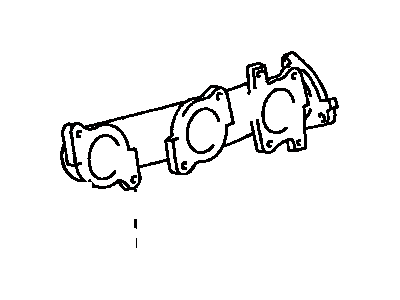 Toyota 17141-62100 Manifold,  Exhaust