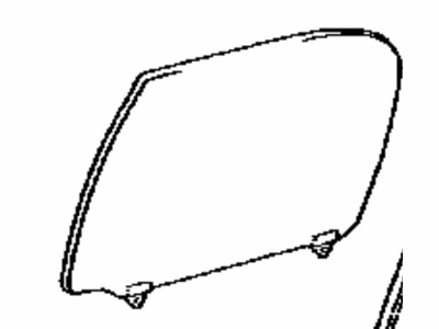 Toyota 68104-0C040 Glass Sub-Assy,  Rear Door,  LH