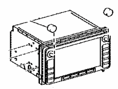 Toyota 86120-34030 Receiver Assy,  Navigation