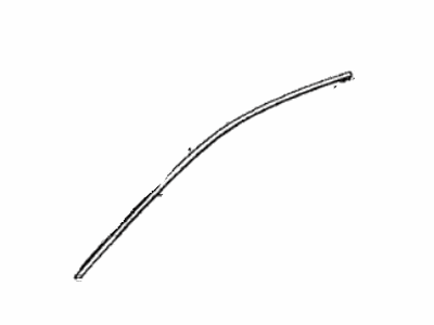 Toyota 75753-33110 Moulding,  Front Door Window Frame,  Upper RH