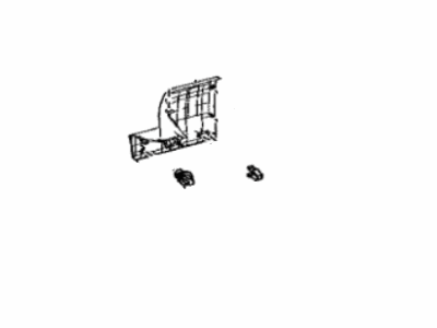 Toyota 76974-06010-C0 Cover, Rear Under Side, Driver Side