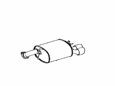 Toyota 17440-F0011 Pipe,  Exhaust Tail,  LH