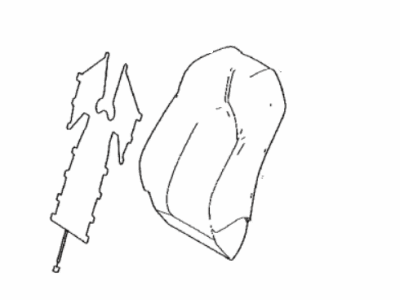 Toyota 71074-06S22-A5 Cover,  Front Seat Back,  LH(For Separate Type)