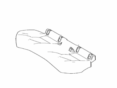 Toyota 71075-06L00-C0 Cover,  Rear Seat Cushion (For Bench Type)