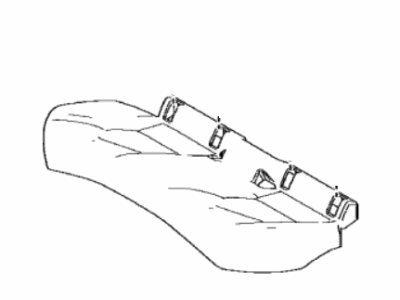 Toyota 71075-06Q30-B1 Cover,  Rear Seat Cushion (For Bench Type)