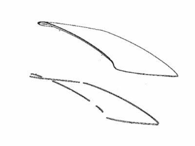 Toyota 64801-06220 Glass,  Back Window