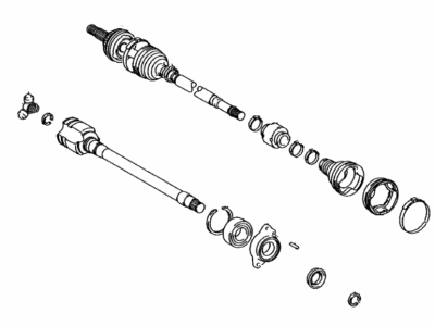 Toyota 43410-06A00 Shaft Assy,  Front Drive,  RH