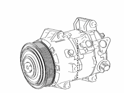 Toyota 88310-06650 Compressor Assembly, W/Pulley
