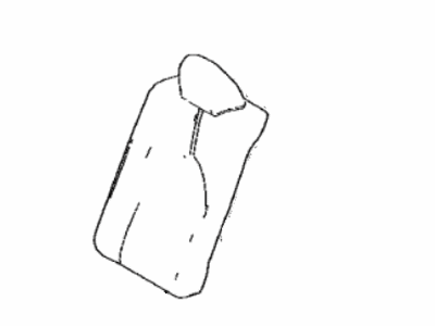 Toyota 71078-06C30-A0 Cover, Rear Seat Back, Driver Side(For Separate Type)