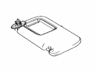 Toyota 74310-06C10-B1 Visor Assy,  RH