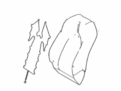 Toyota 71073-06G10-B2 Cover, Front Seat Back, Passenger Side(For Separate Type)