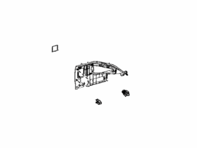 Toyota 76973-06010-C0 Cover, Rear Under Side, Passenger Side
