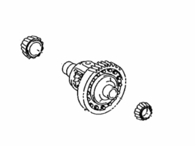 Toyota 41300-48010 Case Assembly, Front Differential, W/Ring Gear