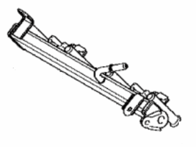 Toyota 23814-F0022 Pipe Sub-Assy,  Fuel Delivery